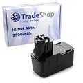 Hochleistungs Ni-MH Akku 26156801 für alle Bosch GSB-, GSR-, PSR-Geräten mit gleichem 14,4V Akku (Flach) / 14,4V 2500mAh