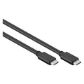 Good Connections Lade- und Datenkabel USB 3.1 (Gen.1), USB-C Stecker beidseitig, CU, schwarz, 2m, (2 m, USB 3.2 Gen 2) (GC-M0115)
