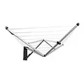 BRABANTIA Wäscheleine Clothesline BRA375842 Silber Metall L