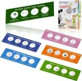 Bresser Junior 8859470 - Mikroskop-Starter-Set, 24 Dauerpräparaten zu Tieren, Pf