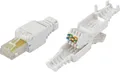 TRU COMPONENTS 93014c935 RJ45-Stecker, werkzeuglos Stecker, gerade Natur 1St.