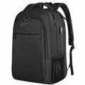 MATEIN City-Rucksack für einen 15,6-Zoll-Laptop, schwarz - Schwarz