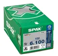 SPAX Universalschraube Senkkopf Teilgewinde T-Star plus WIROX 6 x 100 mm 100 St