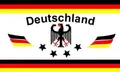 trends4cents Flagge Flagge 90 x 150 cm Hissfahne Bundesland Sturmflagge Hissfahne (Deutschland 1 Fußball 4 Sterne), für Fahnenmaste