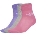 ADIDAS Kinder Socken Kids Linear Ankle, 5 Paar