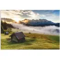 Wandbild ARTLAND "Herbst in Bayern", beige (farbe bild(er): naturfarben), B:120cm H:80cm, Bilder, als Alubild, Outdoorbild, Leinwandbild, Wandaufkleber, versch. Größen