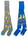 United Labels Disney Der König der Löwen Strumpfhose für Jungen - Simba Kinder Strickstrumpfhose Kinderstrumpfhose Grau Blau (2er Pack) (DE/NL/SE/PL, Numerisch, 110, 116, Regular, Grau/Blau)