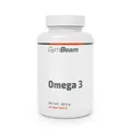 GymBeam Omega 3 Kapseln hochdosiert – 2000 mg Fischöl pro Tagesdosis mit 18% EPA und 12% DHA, mit Vitamin E, für Herz, Gehirn und Sehkraft, 60 Kapseln (2-Monats-Vorrat)