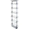 Kukoo Schrank Körbe aus Drahtgitter Kücheneinrichtung Einbauregal Küchenschrank Küchenschrankregal Zusatzregal Küchenkorb Küchenregal Regal a... - Silber