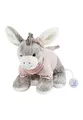 Sterntaler Spieluhr Mittel Esel Emmi Girl – kuscheliges Einschlafkuscheltier mit austauschbarem Spielwerk, Schlummerlied La-Le-Lu, waschbar, rosa