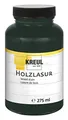 KREUL 78218 - Farbintensive Acryl Holzlasur, 275 ml Kunststoffglas in ebenholz, für unbehandeltes, natürliches Holz und saugende Naturpapiere, fließend - flüssige Farbe auf Wasserbasis