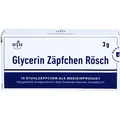 GLYCERIN ZÄPFCHEN Rösch 3 g gegen Verstopfung 10 St
