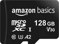 Amazon Basics MicroSDXC-Speicherkarte, 128 GB, mit SD-Adapter, A2, U3, 100 MB/s