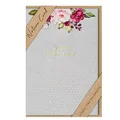 bsb - Karte zum Geburtstag - Nature Card - Nachhaltige Karten zum Geburtstag - Geburtstagskarten mit Umschlag - Geburtstagskarte Frauen & Männer - Glückwunschkarte 11,5 x 17 cm - Blumen-Verzierung