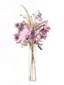 artplants Kunst Silvester Strauß, Zaubernuss, lila-Champagner, 95cm, Ø45cm