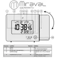 Miraval Funk-Projektionswecker Funkwecker USB 2 Alarme Temperaturanzeige Datum - 4-MV5822-1