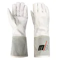 VECTOR WELDING Schweißhandschuh - Lange Arbeitshandschuhe - Leder - Hitzebeständig - One Size