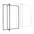 Natural Goods Berlin Kleiderständer KREUZ (Schwarz, 110 cm) - Kleiderstange aus stabilem Metall - Freistehende Garderobenstange für Schlafzimmer, Wohnzimmer & Büro