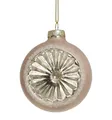 Chic Antique Christbaumschmuck Chic Antique - Weihnachtskugel Christbaumkugel Glas D 8cm Rosa