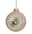 Chic Antique - Weihnachtskugel Christbaumkugel Glas D 8cm Rosa 52064407