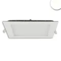 LED Downlight, 15W, eckig, ultraflach, blendungsreduziert, weiß, neutralweiß, di