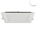 ISOLED LED Downlight, 15W, eckig, ultraflach, blendungsreduziert, weiß, neutral