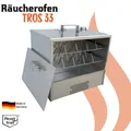 Räucherofen Edelstahl 33x41x30cm mit 250°C-Thermometer (1133) TROS 33