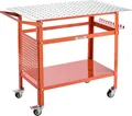 VEVOR Schweißstation, 1016 x 609,6 x 914,4 mm große Schweißwerkbank, statische Tragfähigkeit 362 kg, doppellagige Ablagefläche und 5/8 Zoll Befestigungslöcher