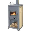 EEK A+ Kaminofen Bella creme mit Herdplatte - 5,4kW