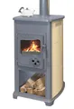 ECOfoxx Kaminofen EEK A+ Bella creme mit Herdplatte, 5,40 kW