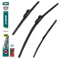 HEYNER® Scheibenwischer Set mit Heckwischer passend für VW CRAFTER (04.2006 - 12.2016) HYBRID Flachbalkenwischer
