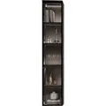 Hängevitrine Vitrine Vitrinenschrank FIVO 03 schwarz  35x180x30cm - Schwarz