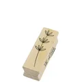 Artoz Stempel – Holzstempel – „Blume“ – 60 x 20 mm – Motivstempel zum Kartenbasteln für Einladungen, Geburtstag, Grüße
