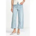 RICHROYAL 7/8-Jeans Culotte Light Blue Satin Denim blau 32
