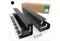 UNITURE Kabelkanal Schreibtisch [DEKRA Zertifiziert] - Kabelmanagement - 40cm (2-St), Kabelführung - Cable Management Under Desk