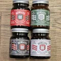4 Sorten Morgans Haarpomade im Glastiegel 100g=16E :