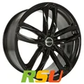 GMP Atom black 7.5x17" ET28 LK5 112 ML 66.5 Alufelgen 17 Zoll