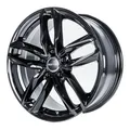 1x GMP ATOM schwarz glänzend 7.5Jx17 5x112 ET28