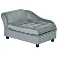 PawHut Hunde-Sofa, BxL: 45 x 15 cm, hellblau