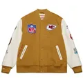 Mitchell & Ness Winterjacke Varsity DUSTED Kansas City Chiefs braun XL