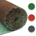 Tapiso Rasenteppich, Braun, Textil, Uni, Rechteckig, 100x440 cm, Gartenzubehör, Terrassen- & Balkonböden, Rasenteppiche