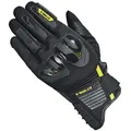 Held Biker Fashion Motorradhandschuhe Sambia 2 Motorrad Handschuhe mit Visierwischer,Touchscreenbedienung möglich gelb|schwarz 9