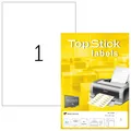 TopStick 8720: 210x297 mm Labels A4 zum Bedrucken selbstklebend 100 Etiketten