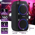 Hisense Party Rocket HP160 Bluetooth Lautsprecher 160W Klangvolumen 12h Laufzeit