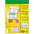 Sigel Visitenkarten Inkjet/Laser/Kopier 3C 225g/qm beidseitig VE=100 Stück