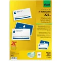 Visitenkarten 3C glatter Schnitt rundum 225 g qm hochweiß 100 Stück SIGEL LP850