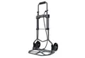 TroniTechnik Sackkarre Transportkarre Handkarre Handwagen, klappbar bis 60kg Tragfähigkeit, (Transportkarre mit Tragegriff, rutschfeste Transportfläche, BxTxH 38x37x96cm, mit Spanngummiseil für sicheren Transport), faltbar, Transportkarre, mit Schaumstoffgriff