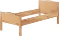 Seniorenbett extra hoch Einzelbett 90x200 Massivholzbett Buche natur Zubehör wählbar V-60.70-09Federleisten