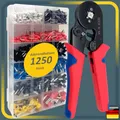 Crimpzange Set 1250 Aderendhülsen - Aderendhülsenzange 0,25-10mm² | Crimpzangen