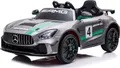 Kinder Elektroauto Mercedes-Benz GT4 12V, MP4+Ledersitz+FB+LED